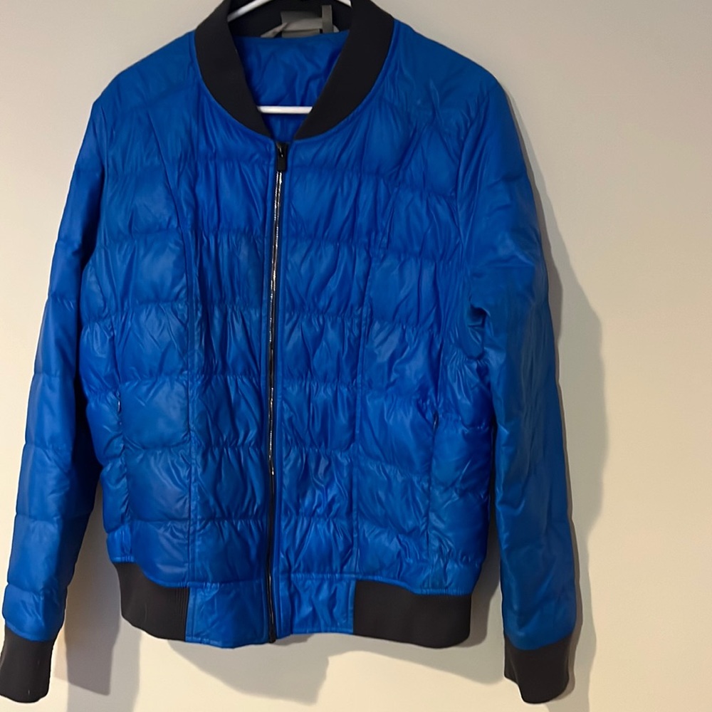Athleta blue winter coat size large